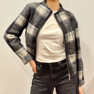 Armani Exchange 2015 Plaid Wool Jacket